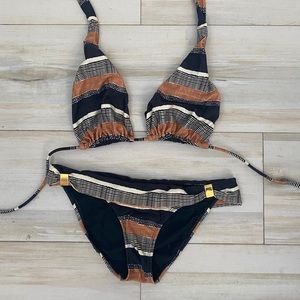 VIX Striped Bikini